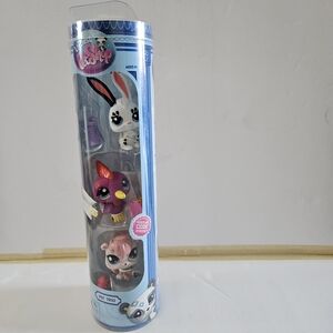 NWT Littlest Pet Shop Pet Trio Park Pets Mini Figure 3-Pack
